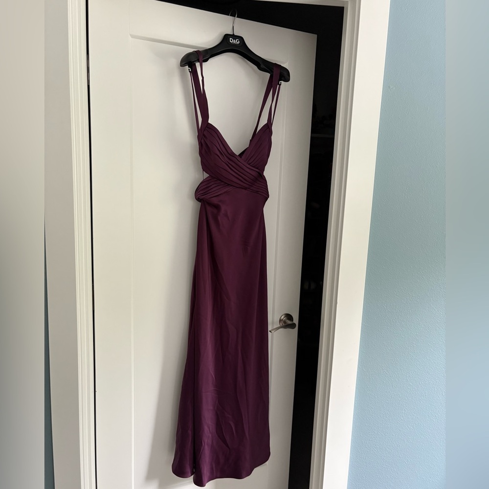 BCBGMaxAzria Deep Purple Maxi Dress